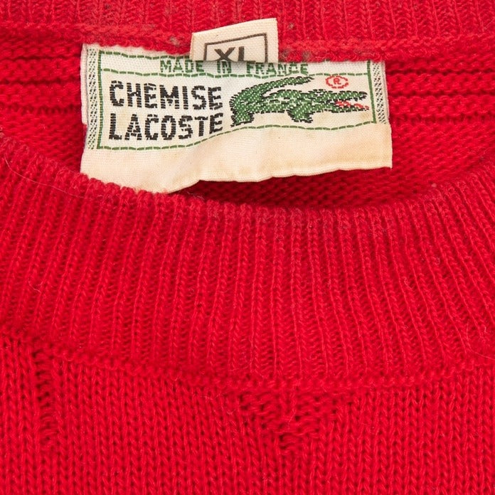 
            
                Load image into Gallery viewer, Vintage Chemise Lacoste Jumper Red XL
            
        