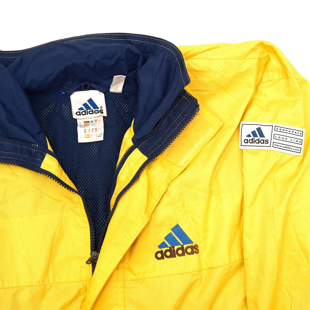 
            
                Load image into Gallery viewer, Vintage Adidas Coat Yellow Large
            
        