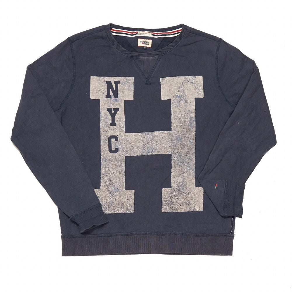 Vintage Tommy Hilfiger Sweatshirt Navy XL