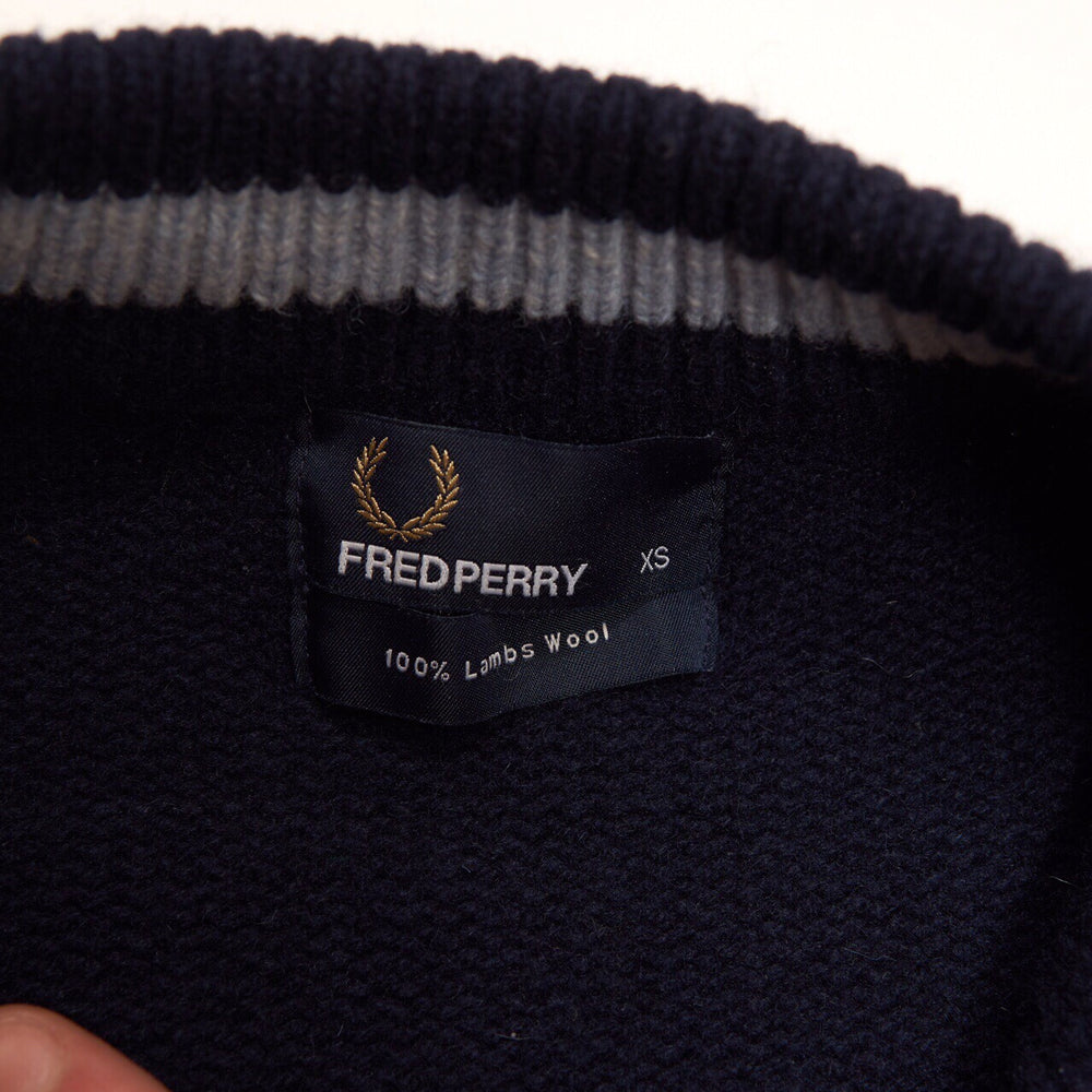 Vintage Fred Perry Jumper Navy XS