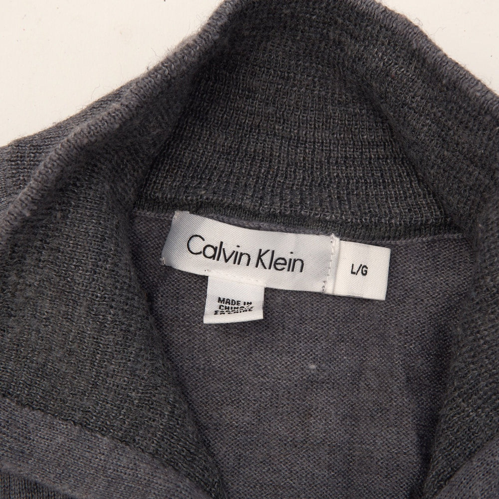 
            
                Load image into Gallery viewer, Calvin Klein 1/4 Zip Jumper Grey Medium
            
        