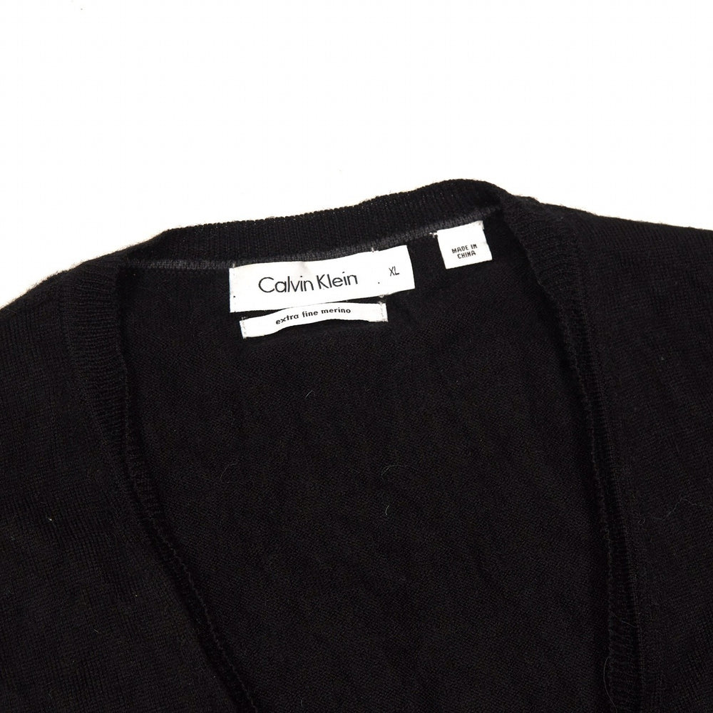 
            
                Load image into Gallery viewer, Calvin Klein Sweater Vest Black Large
            
        
