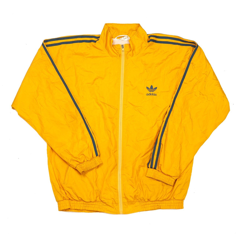 Vintage Adidas Track Jacket Yellow Large
