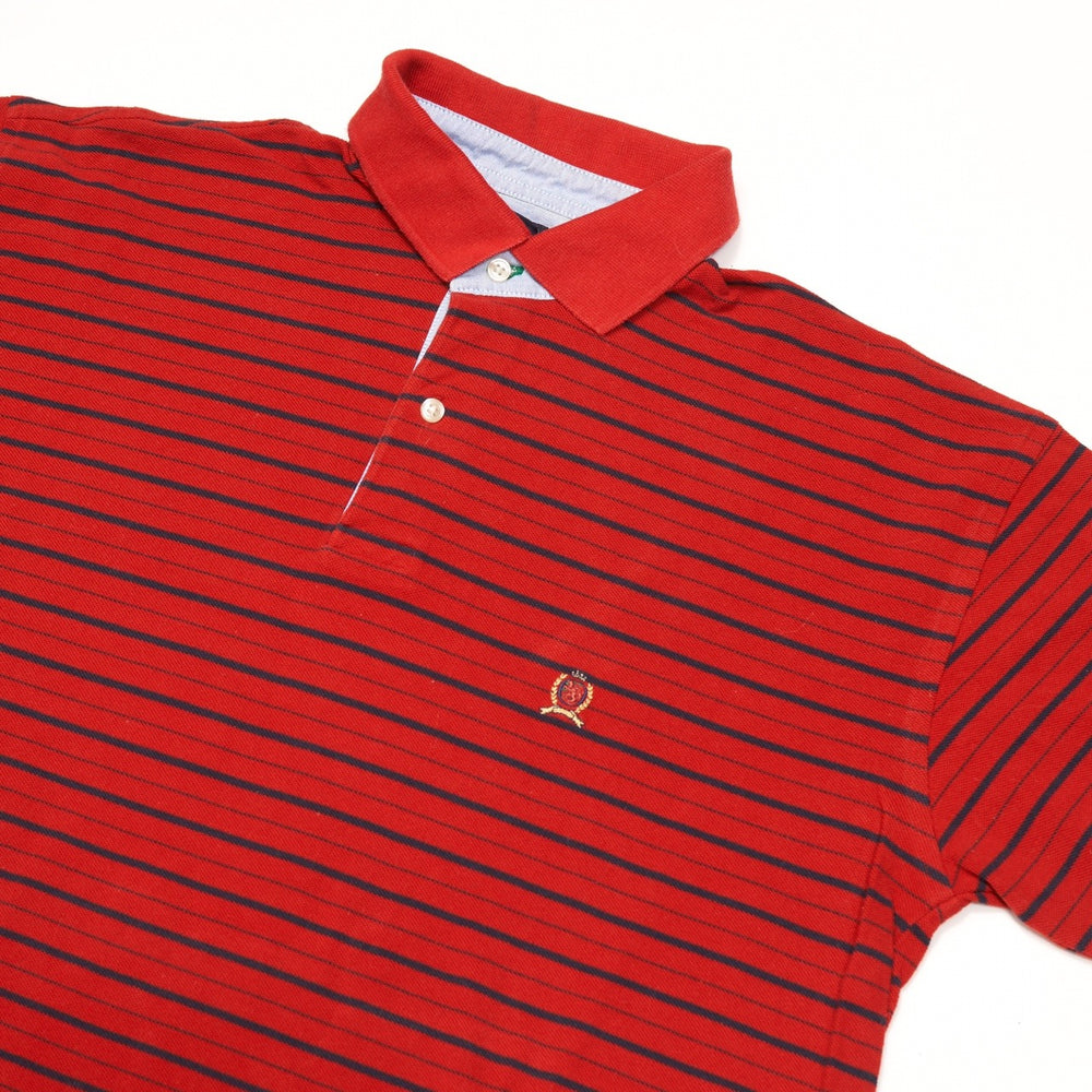 
            
                Load image into Gallery viewer, Tommy Hilfiger Polo Shirt Red Large
            
        