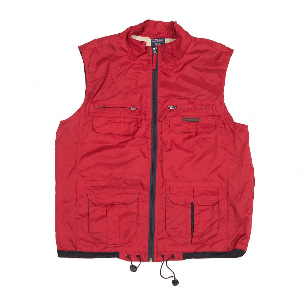 
            
                Load image into Gallery viewer, Vintage Tactical Gilet Red Small
            
        