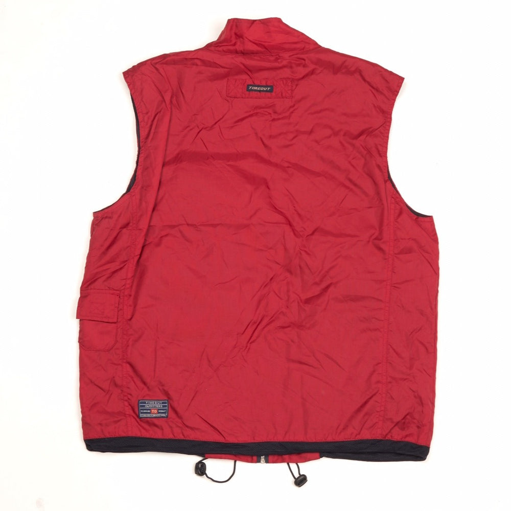 
            
                Load image into Gallery viewer, Vintage Tactical Gilet Red Small
            
        