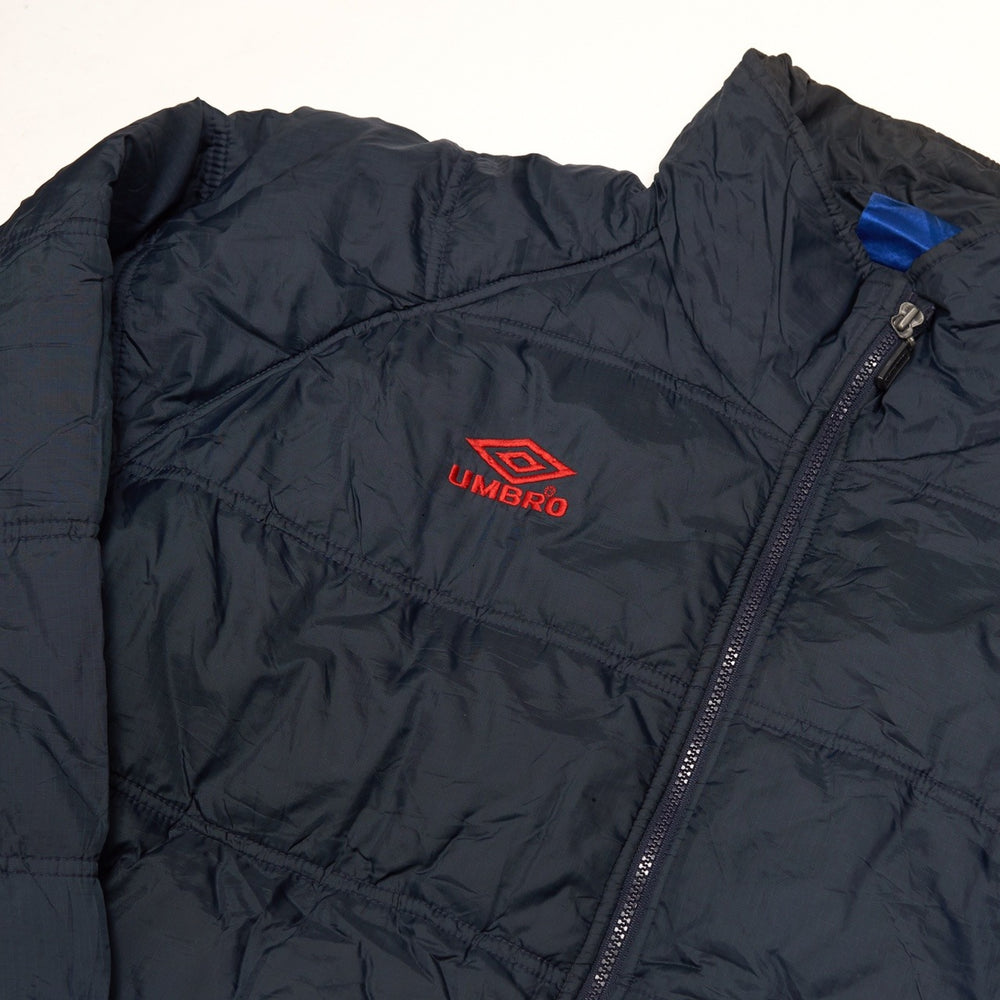 
            
                Load image into Gallery viewer, Vintage Umbro Coat Navy XL
            
        