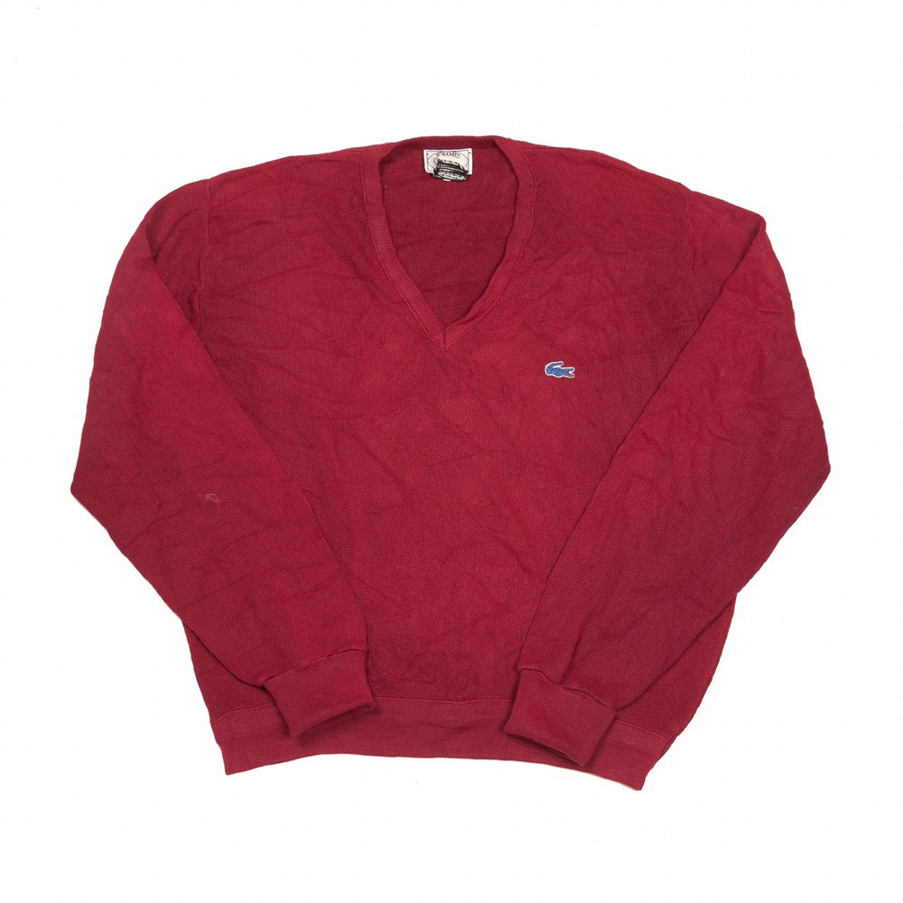 
            
                Load image into Gallery viewer, Vintage Lacoste Jumper Red Large
            
        