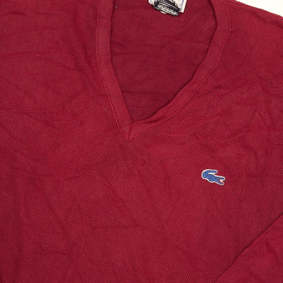 
            
                Load image into Gallery viewer, Vintage Lacoste Jumper Red Large
            
        