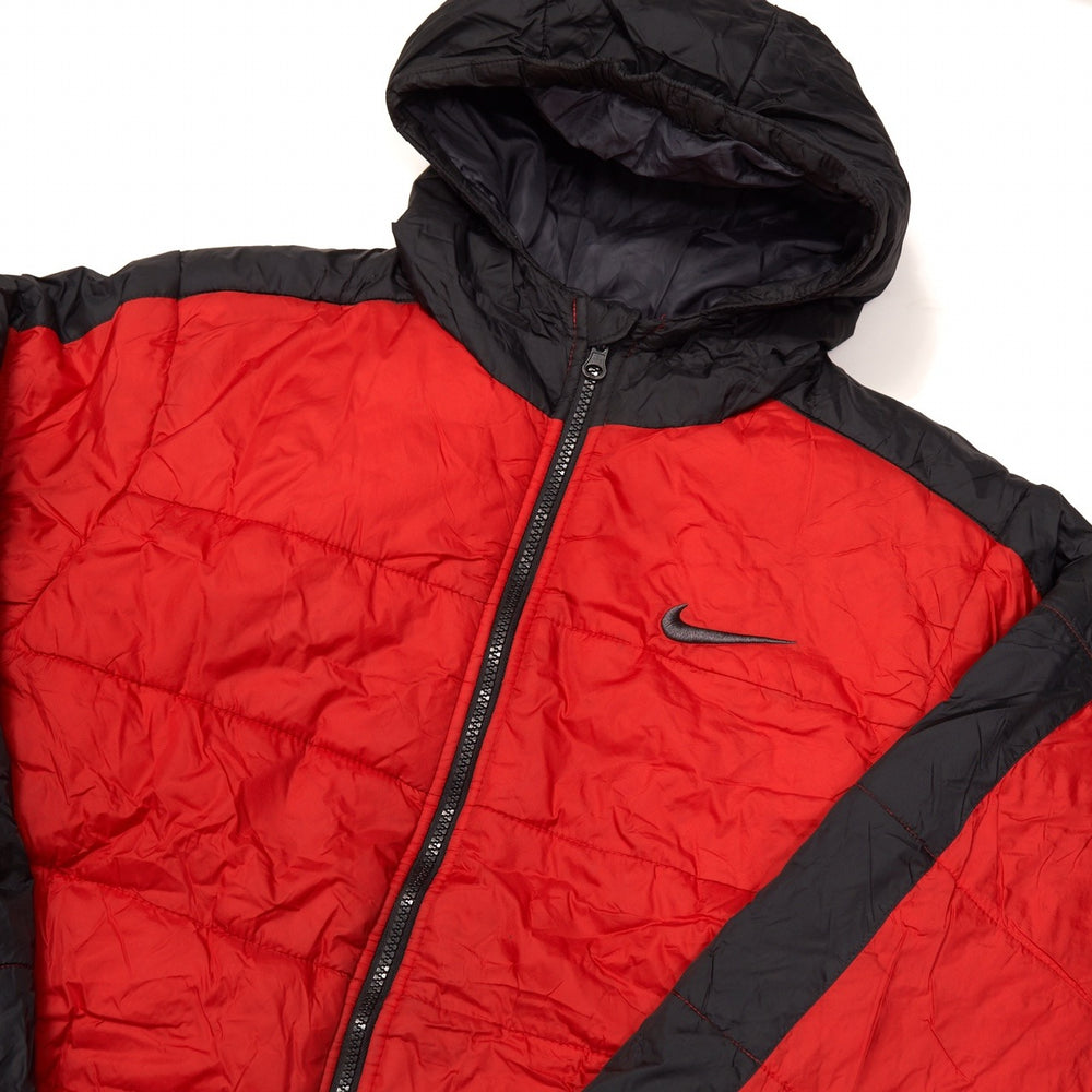 
            
                Load image into Gallery viewer, Vintage Nike Puffer Coat Red Small
            
        