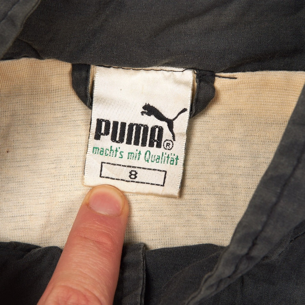 Vintage Puma Jacket Black Large