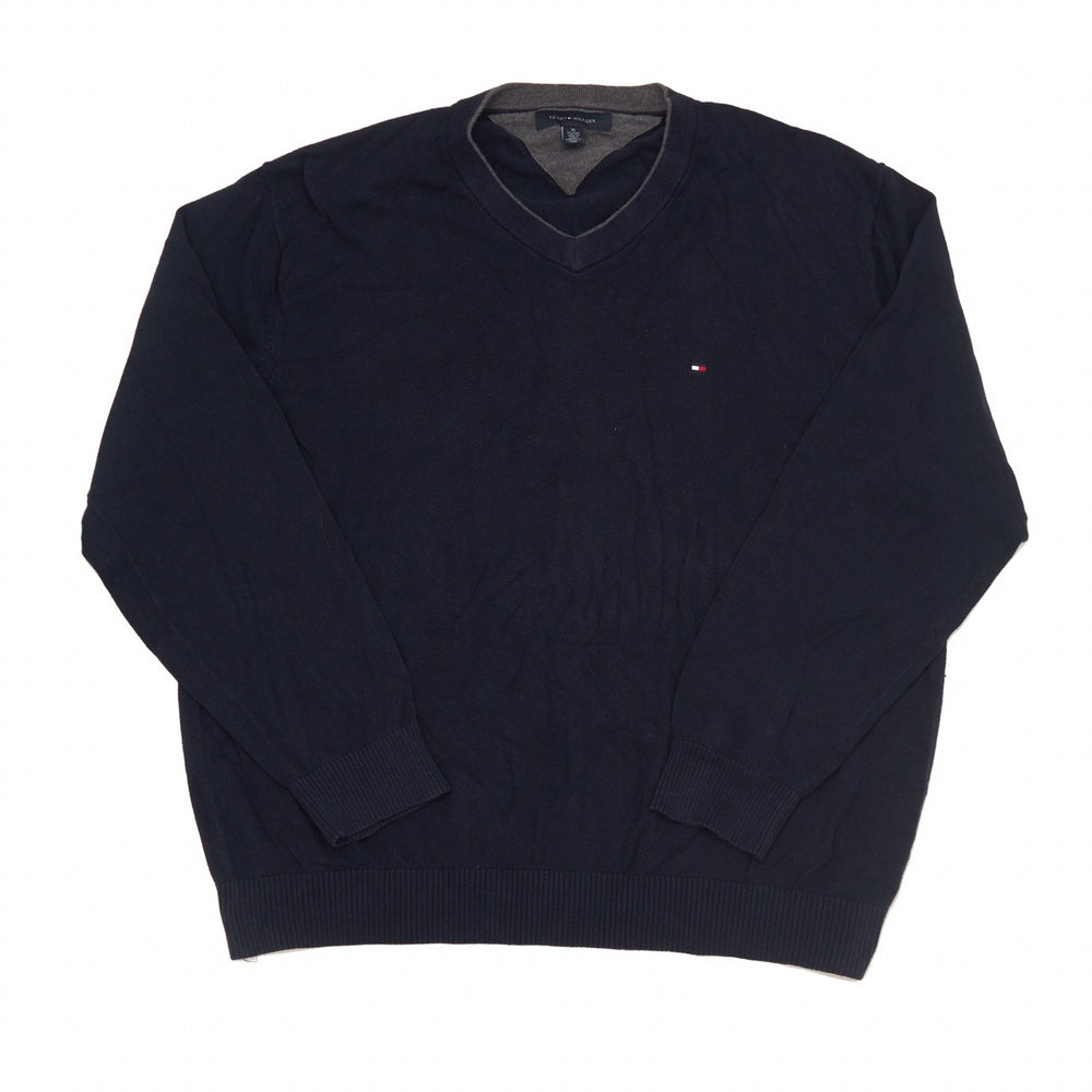 
            
                Load image into Gallery viewer, Vintage Tommy Hilfiger Jumper Navy XL
            
        