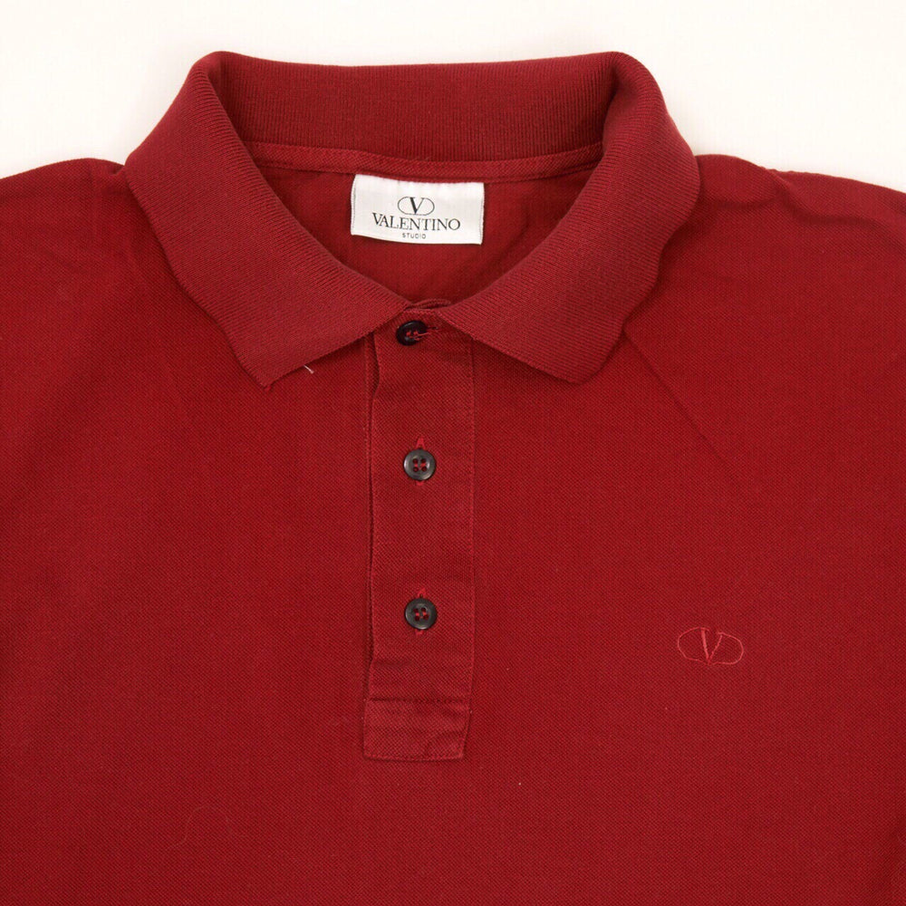 
            
                Load image into Gallery viewer, Valentino Polo Shirt Red Large
            
        