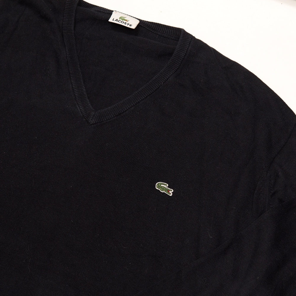 
            
                Load image into Gallery viewer, Vintage Lacoste Jumper Black XL
            
        