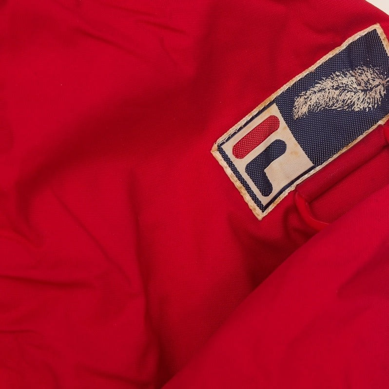 
            
                Load image into Gallery viewer, Vintage Fila Coat Red Large
            
        