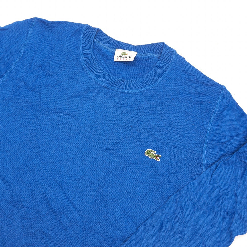 Vintage Lacoste Jumper Blue Small