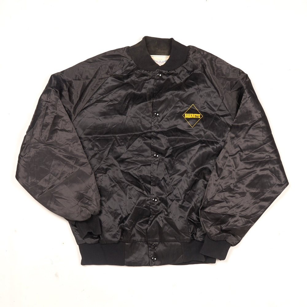 
            
                Load image into Gallery viewer, Vintage Addison Varsity Jacket Black XL
            
        