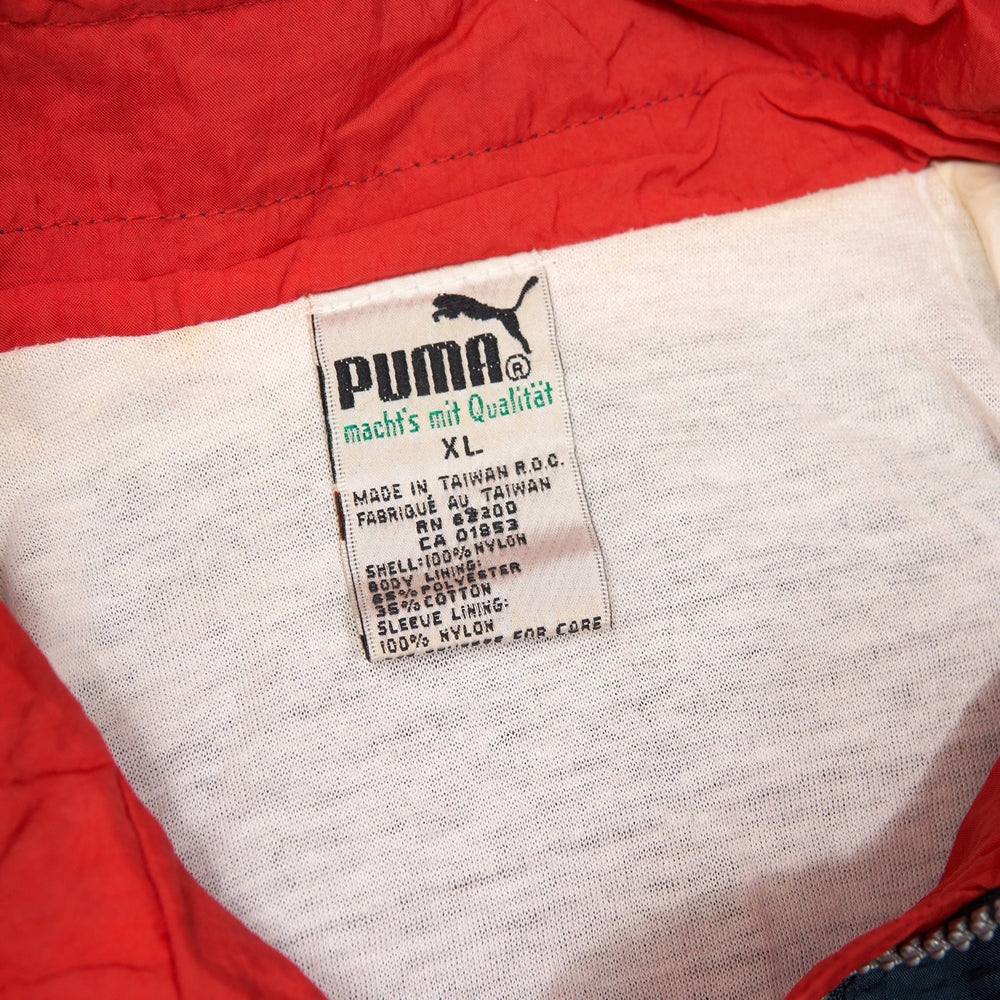 Vintage Puma Track Jacket Navy XL