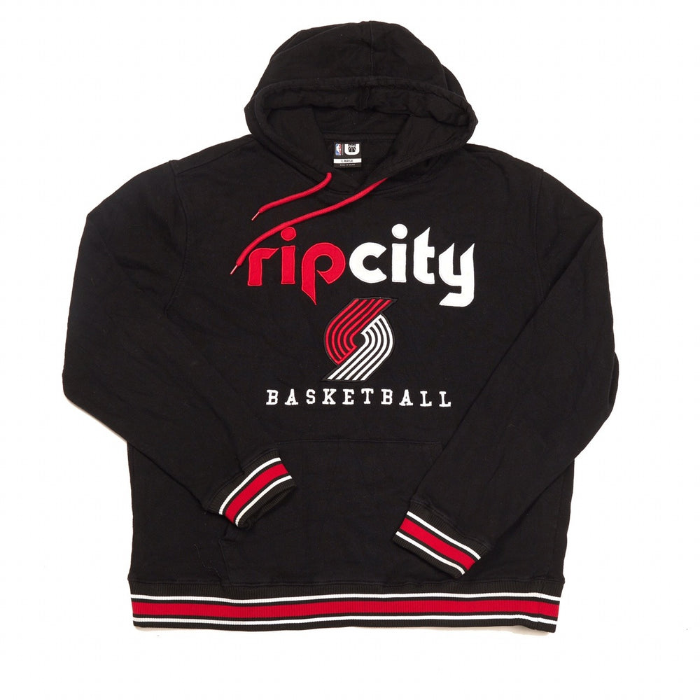 Rip City Basketball Hoodie Black Large
